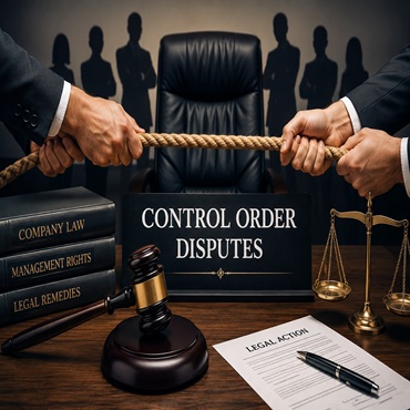 CONTROL ORDER DISPUTES